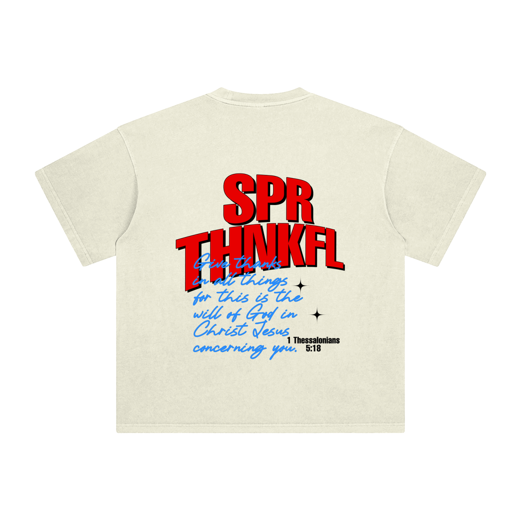 1 TH. 5:8 - Apricot - Enzyme Washed T-Shirt