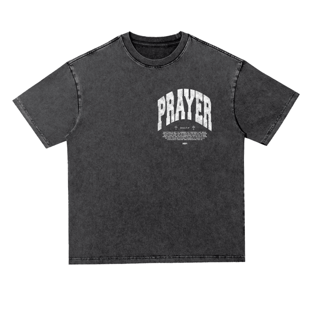 Prayer T - Snow Washed Heavyweight Oversize