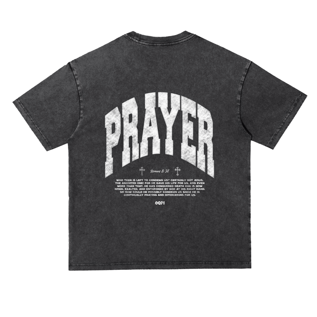 Prayer T - Snow Washed Heavyweight Oversize