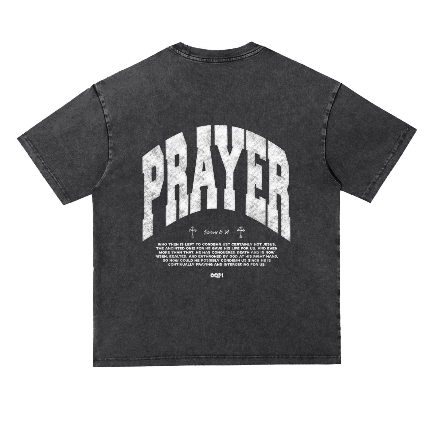 Prayer T - Snow Washed Heavyweight Oversize